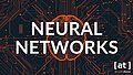 Neural Networks, Künstliche Neuronale Netzwerke, ein menschliches Gehirn im Zentrum eines schematischen Netzwerks