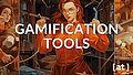 Gamification Tools, Anna Lytics in einer Werkstatt, mit verschiedenen Werkzeugen in den Händen